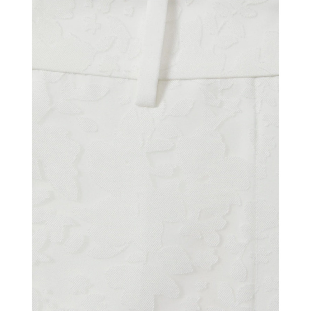 REISS Denva Burnout Skirt in Ivory - Picture 6 of 13